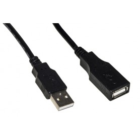 CAVO PROLUNGA USB 2.0 TIPO A/A M/F 2mt