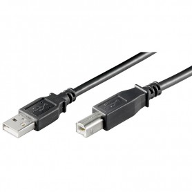 CAVO USB 2.0 TIPO A/B M/M 1 mt