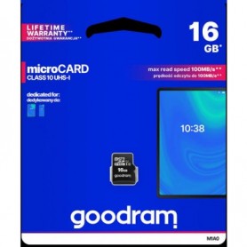 MICRO SD GOODRAM 16GB CL10 UHS