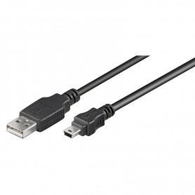 CAVO USB 2.0 TIPO A/B MINI 1mt