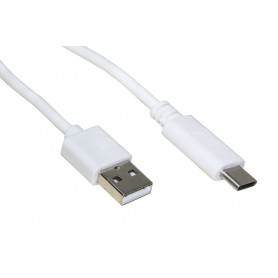 CAVO USB 3.1 TIPO C 0,50mt bianco