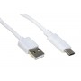 CAVO USB 3.1 TIPO C 0,50 mt BIANCO