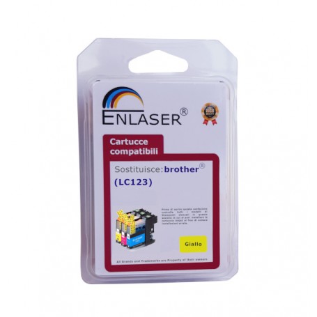 INK ENLASER COMP.BROTHER LC-123 YE