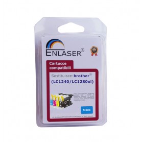 INK ENLASER COMP.BROTHER LC-1240/LC1280XL CY