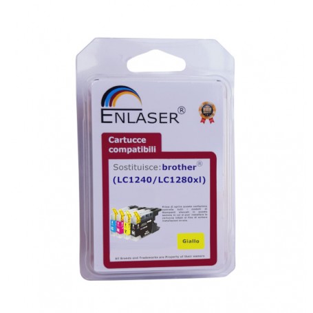 INK ENLASER COMP.BROTHER LC-1240/LC1280XL YE